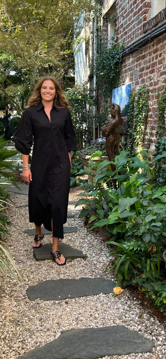 Kelly Maxi Dress Black Shop Madison Mathews