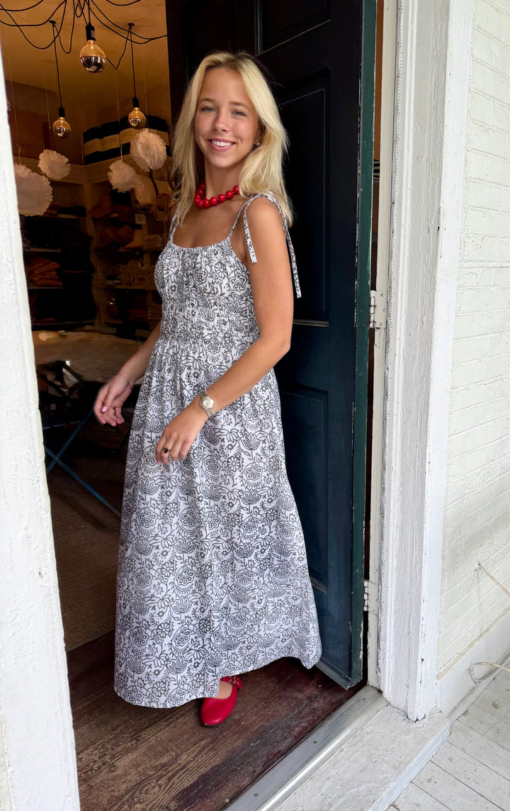 Sally Midi Dress Shadow Bloom