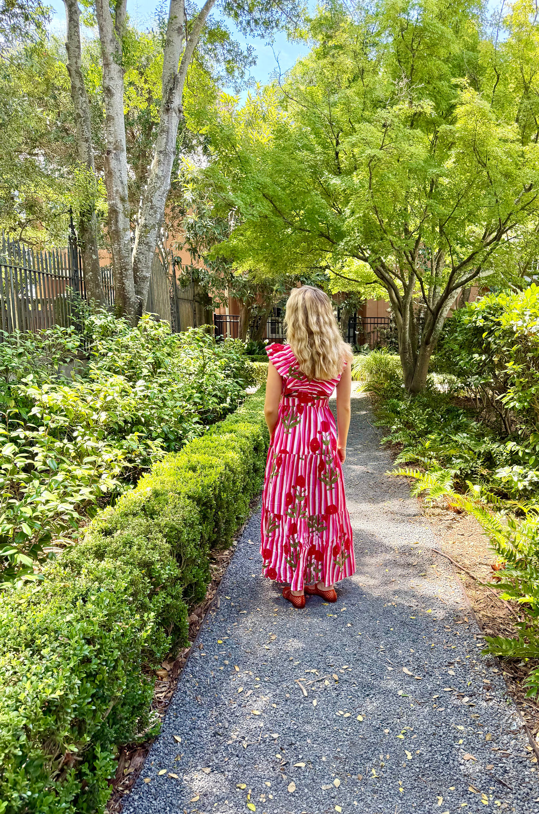 Savannah Midi Dress Wild Poppy Cabana